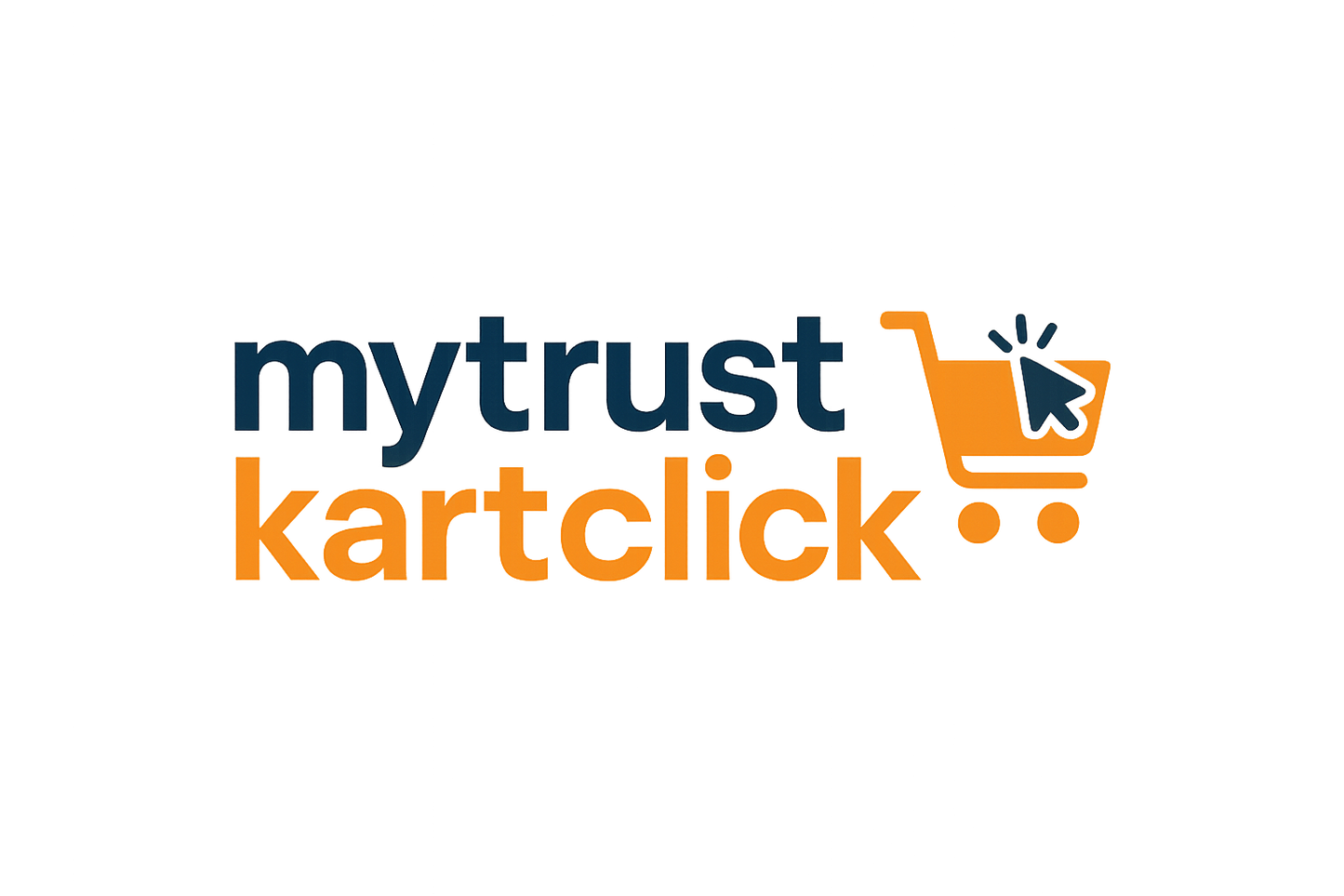 my trustkartclick logo like it is designed in canva