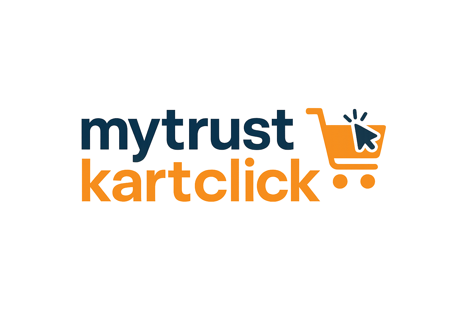 my trustkartclick logo like it is designed in canva